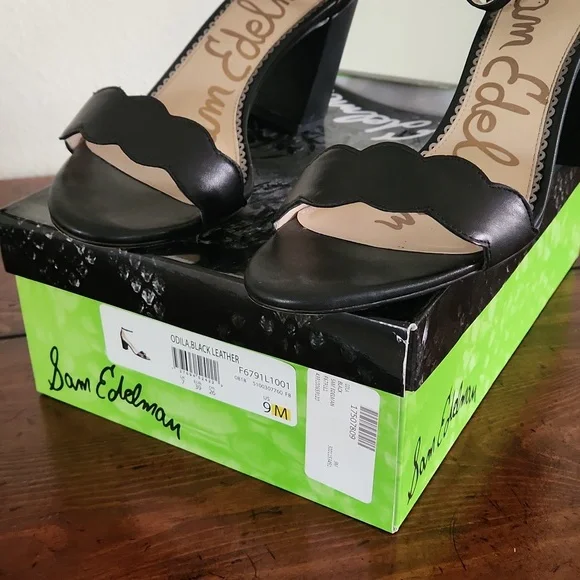 Sam Edelman Ankle Strap Block Heel Sandal - Picture 2 of 7